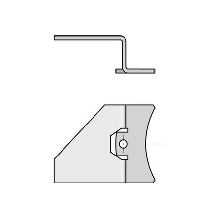  Somfy patte métallique pour module platine (x50) (so 9016964) 