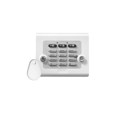 Somfy alarme : clavier de commande avec 1 badge (so 2401241)