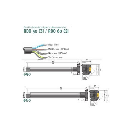  Somfy RDO 50 CSI 20/17 (so 1043353) 