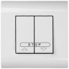  Somfy Double-poussoir LEGRAND Mosaïc blanc (SO 1810226) 