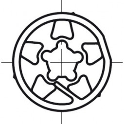 Somfy roue LT 50/60 tube...