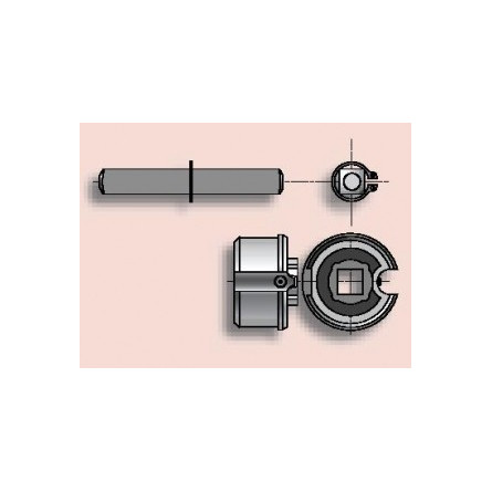  SOMFY Embout réglable tube ø50 tourillon ø12 (SO 9001251) 