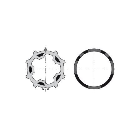  Somfy (x10) roues et (x10) couronnes ZF54 (so 9001466) 