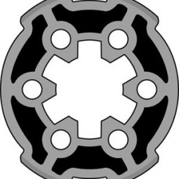 Somfy roue pour moteur diam.40 pour tube Soliso diam.44,5 (so 9013036)