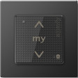 Somfy point de commande Smoove sensitif IO cadre noir mat (so 1800326)