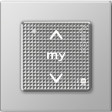 Somfy point de commande Smoove IO avec cadre coloris silver lounge (so 1800325)