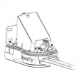 Somfy moteur seul pour SAV Evolvia 400 450 et Passeo 800 RTS (so 9015542)
