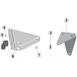 Somfy jeu pattes fixation + visserie SGS 501 601  (so 2400960)