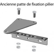 Somfy jeu pattes fixation + visserie SGS 501 601  (so 2400960)