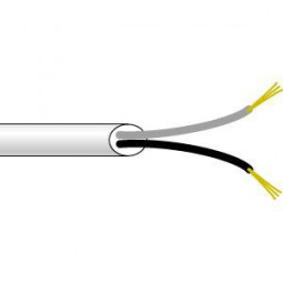 Somfy Câble électrique blanc 0,75 mm2 50m 2 conducteurs (so 9129292)