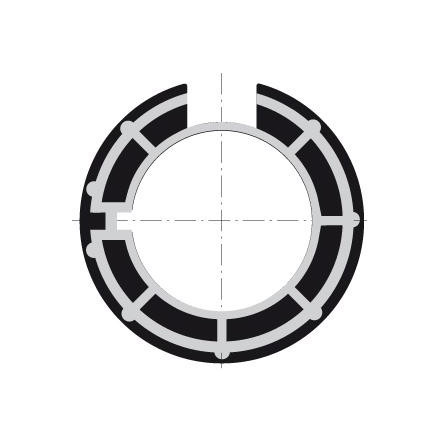  Somfy (x10) couronne moteur diam.40 tube Madopron diam.50 (so 9132139) 