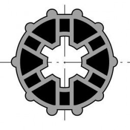 Somfy (x10) Roue LS 40 tube...