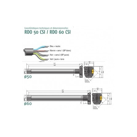  Somfy RDO 50 CSI 25/17 (so 1043334) 