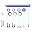 Somfy kit remplacement moteur volet roulant RTS fenêtre (so 1240388) 
