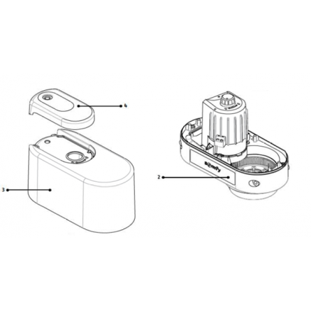  Somfy Axovia multipro surcapot gris seul (so 1782839) 