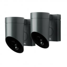 Somfy duo caméra outdoor de surveillance grise (so 1870472)