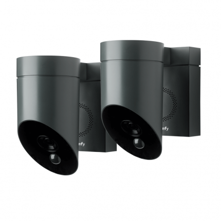  Somfy duo caméra outdoor de surveillance grise (so 1870472) 