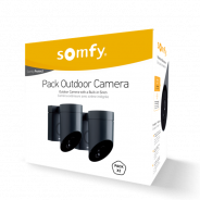 Somfy duo caméra outdoor de surveillance grise (so 1870472)