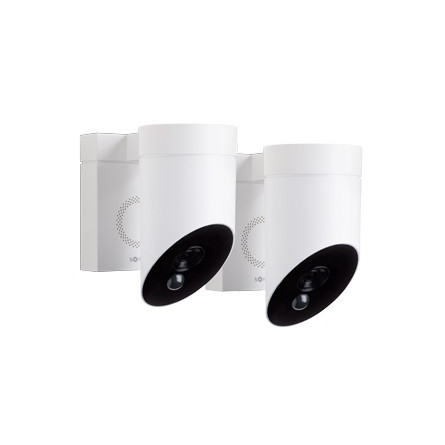 Somfy Duo caméra de surveillance blanche outdoor ext. (so 1870472)