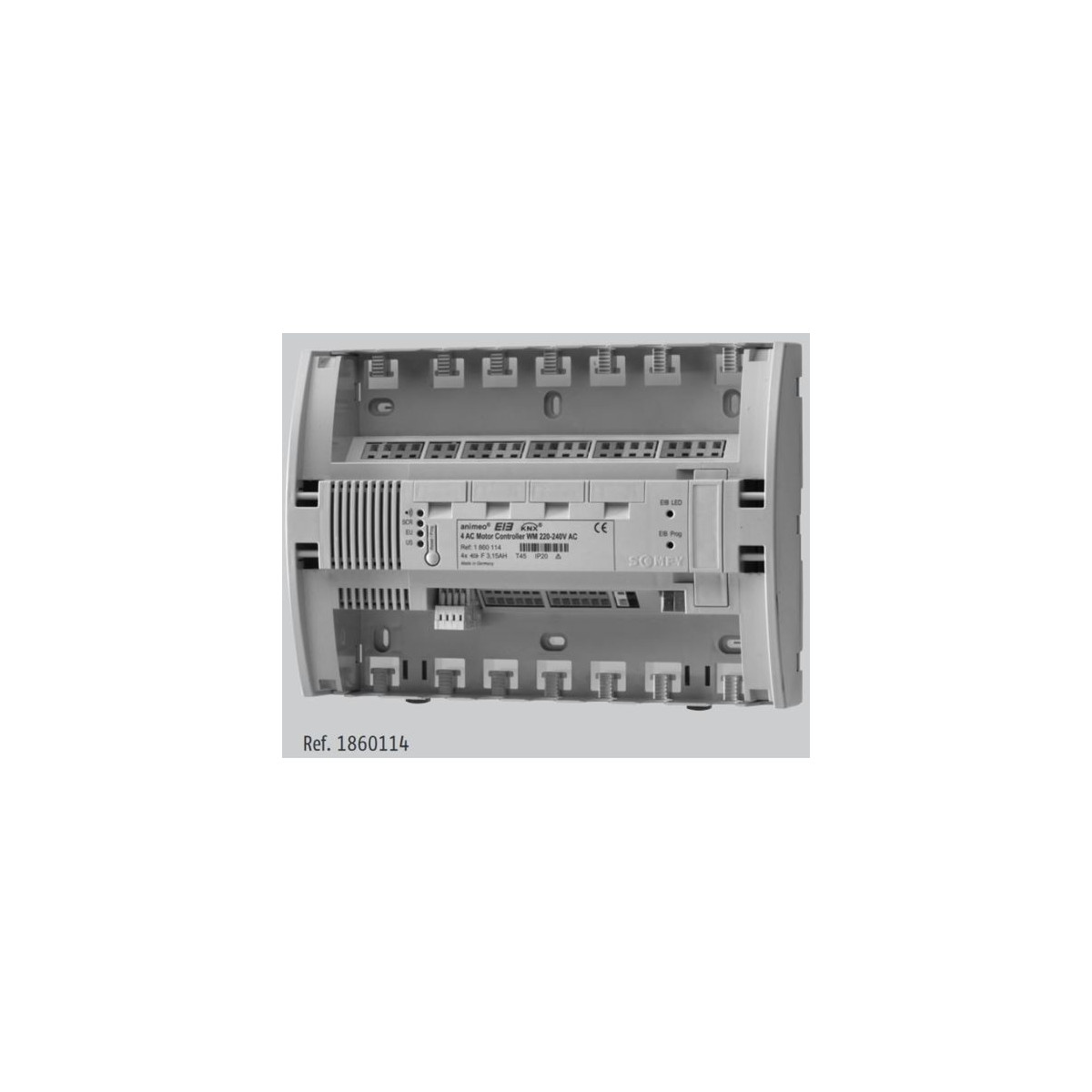 Somfy Motor controller 4ac KNX WM montage mural 230 Vac  (so 1860114)