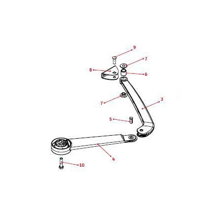  Somfy bras  SGA5000, SGA6000, Axovia 220A NS, Axovia 220A (so 9013490) 