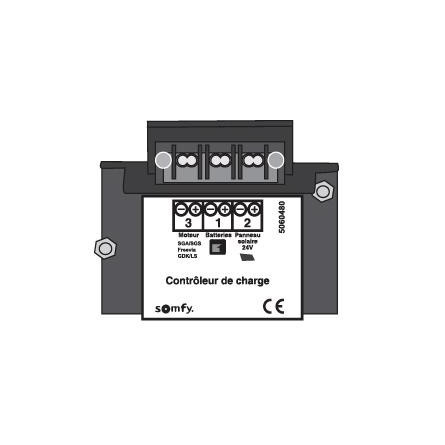  Somfy contrôleur de charge de batterie pour kit solaire (so 9014492) 