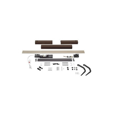  Somfy kit Yslo io Flex 2 vantaux marron bras noirs (so 1240176) 