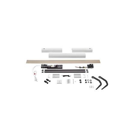  Somfy kit Yslo io Flex 2 vantaux carter blanc bras noirs (so 1240174) 