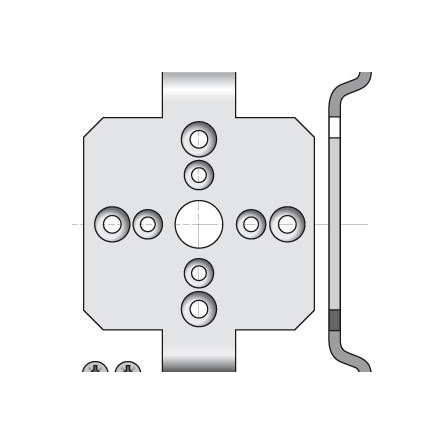  Somfy support diam.50 entraxe 94,2 (so 9410614) 