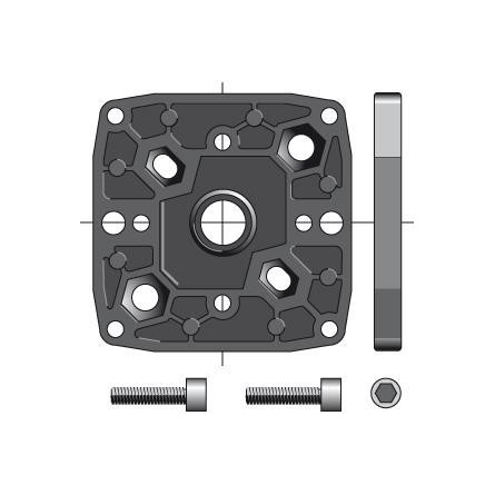  Somfy Support moteur diam. 50 et 60 CSI multi-entraxes (so 9910040) 