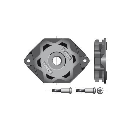  Somfy support moteur étoile CSI diamètre 50 et 60 (so 9910051) 