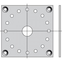 Somfy plaque 100x100 diam....
