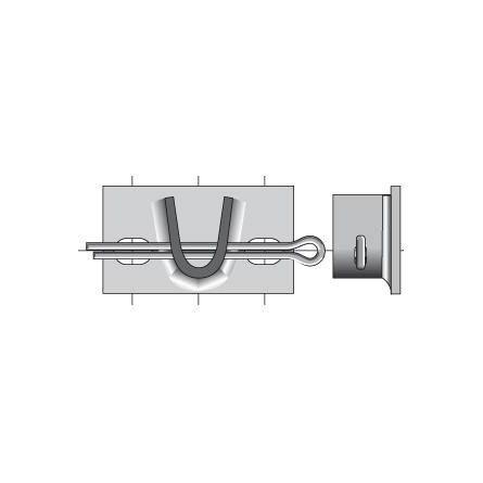  Somfy support embout  réglable à encombrement réduit (so 9540786) 