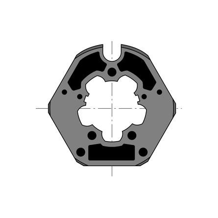  Somfy roue moteur diam.50 tube Llaza diam.70 à ogive (so 9410406) 