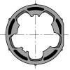  Somfy roue moteur diam. 50 tube diam. 50, clippage dur (so 9410414) 