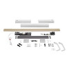  Somfy kit Yslo io Flex 2 vantaux carter blanc bras noirs (so 1240174) 