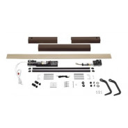 Somfy kit Yslo io Flex 2 vantaux carter blanc bras noirs (so 1240174)