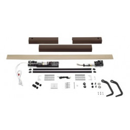 Somfy kit Yslo io Flex 2 vantaux carter blanc bras noirs (so 1240174)
