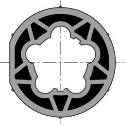 Roue moteur diam.60 tube...