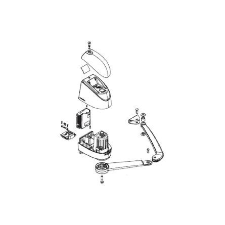  Somfy vis plastique capot SGA Axovia Passeo Freevia AR400 (so 2509050) 