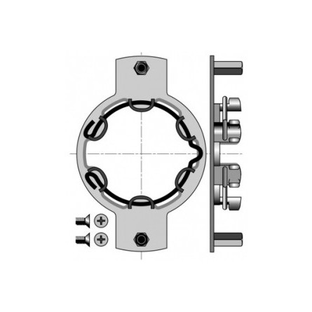  Somfy Support moteur diam.50 déporté caisson ZF Lucobaie (so 9410719) 