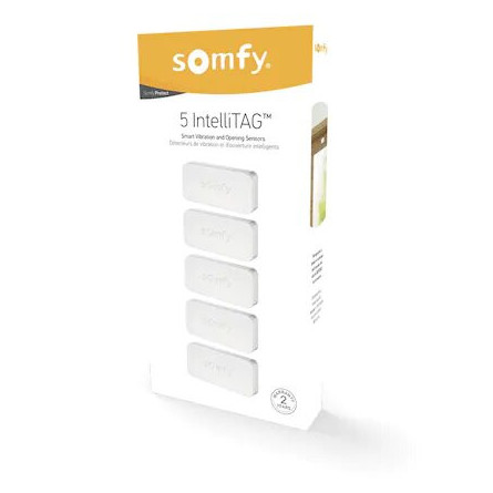 2401488 Somfy lot de 5 détecteurs vibration ouverture Intellitag - Expert  domotique