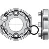  Somfy support moteur universel diam 50/60 anneau à boucle (so 9420644) 