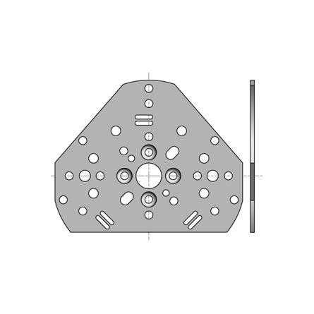  Somfy plaque universelle LS40 (so 9500624) 