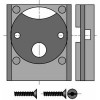  Somfy support LS 40 - tiroir 40 mm (so 9500804) 