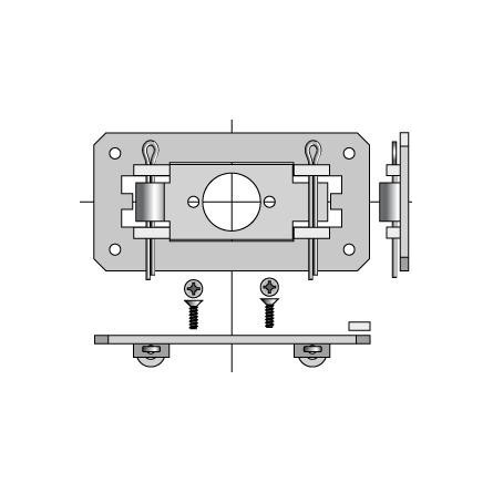  Somfy Plaque point fixe LS40 (so 9500815) 