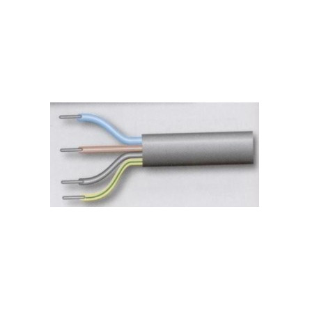  Somfy Câble electrique gris 1,5 mm2 - 4 conducteurs - rouleau 50m (so 9686018) 