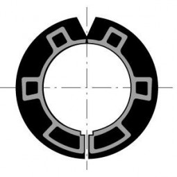 Somfy couronne LS 40 tube...