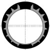  Somfy couronne moteur diam.50 Welser diam.63 goutte plate (so 9707028) 