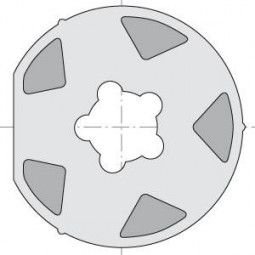 Somfy roue LT 60 tube octo...
